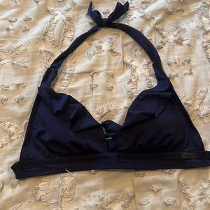 nave blue swim top